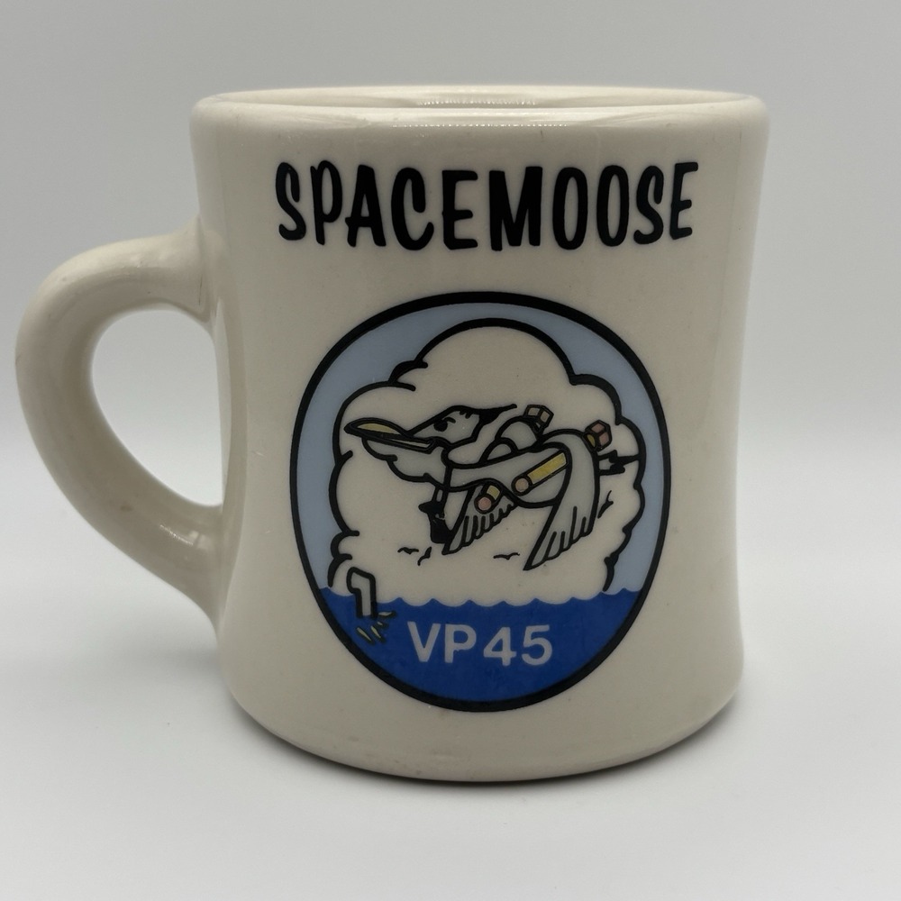 RARE VP-45 Spacemoose Navy Mug – Victor Diner Mug Bill's Mug Shop P-3 Orion